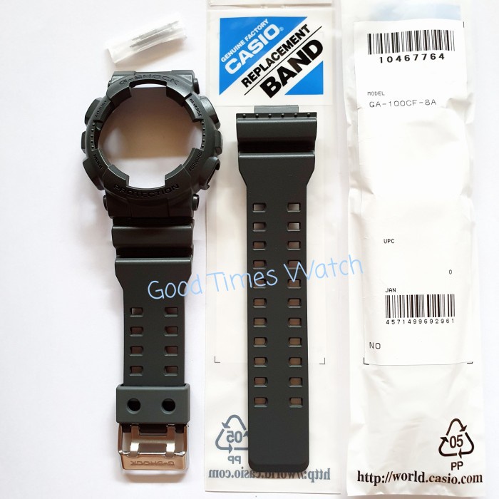 ✨Termurah Paket Strap Bezel G-Shock Ga-100Cf-8A Ga 100Cf Ga 100 Casio Original Diskon