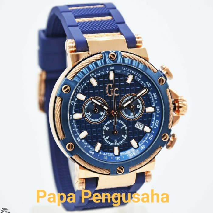 ✨Sale Jam Tangan Pria Original Gc Guess Collection Y54001G7Mf Swiss Movement Diskon
