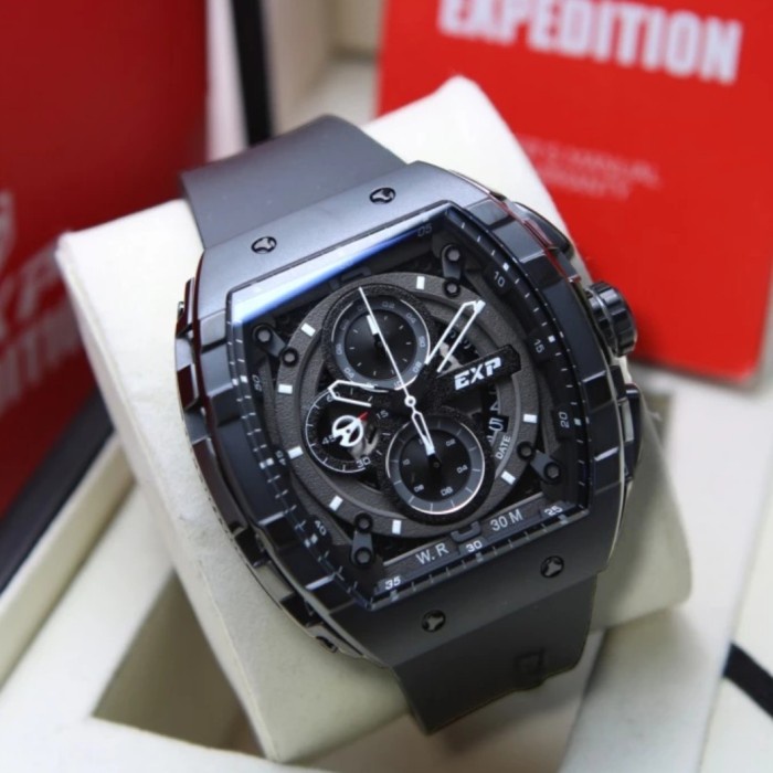✨Ready Expedition E 6782 Hitam Jam Tangan Pria Original Limited