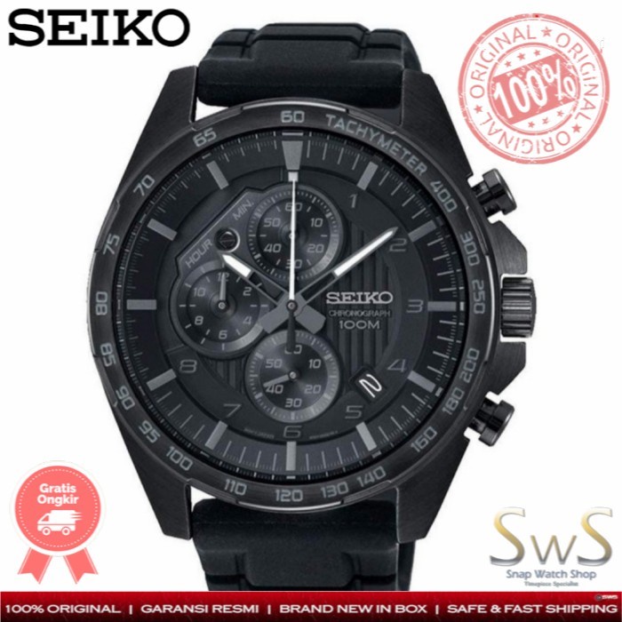 ✨Ready Jam Tangan Pria Seiko Chronograph Ssb327 P1 Ssb327P1 Original Diskon