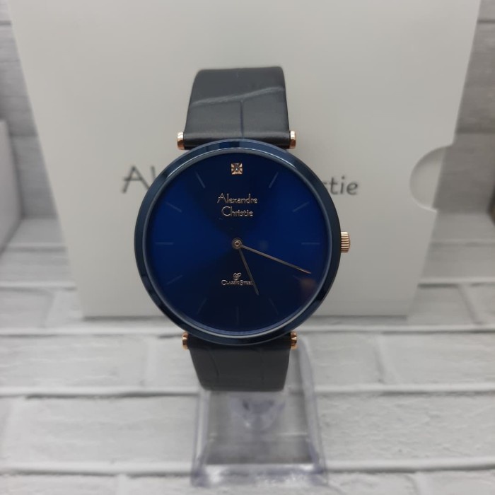 ✨Ready Alexandre Christie Pria Ac 8577 Mh Original  Blue Navy Rosegold  Berkualitas