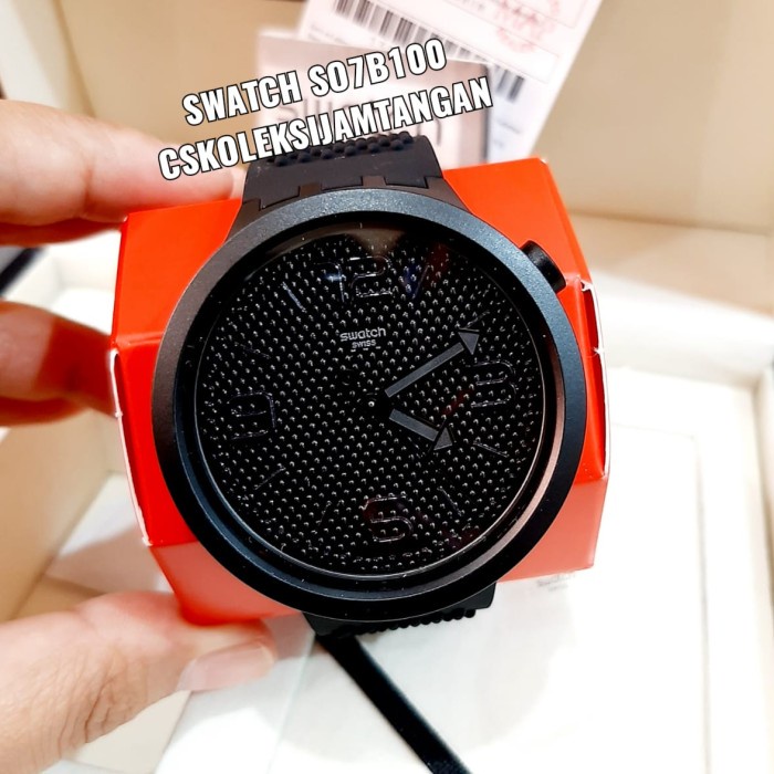 ✨Sale Jam Tangan Swatch So27B100 Big Bold Bbblack Original Garansi Resmi Terbaru