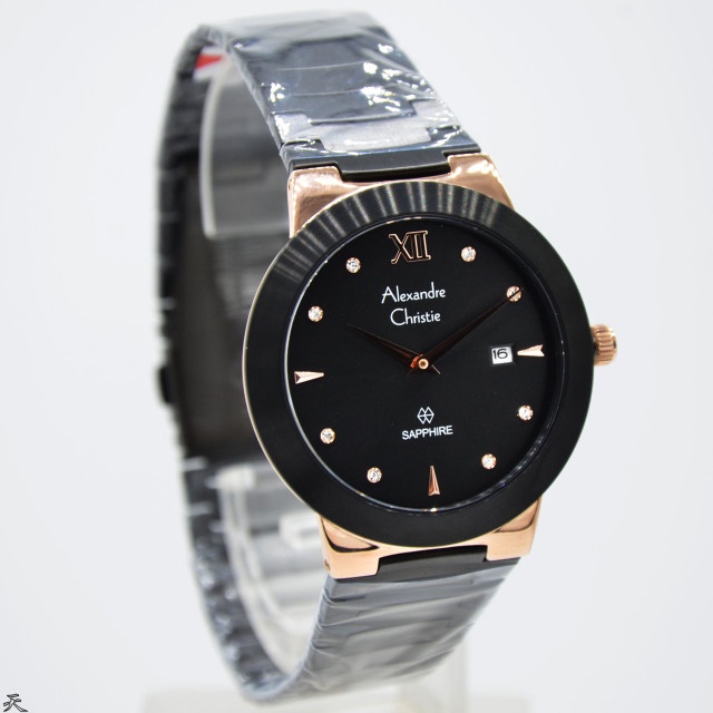 ✨Ready Alexandre Christie Pria Ac 8569 Black Rose Original Berkualitas