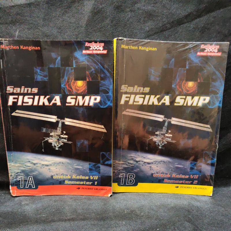 Buku Sains Fisika kelas 7, VII, SMP, Semester 1 & 2, Penerbit Erlangga, Kurikulum 2004, Marthen Kang