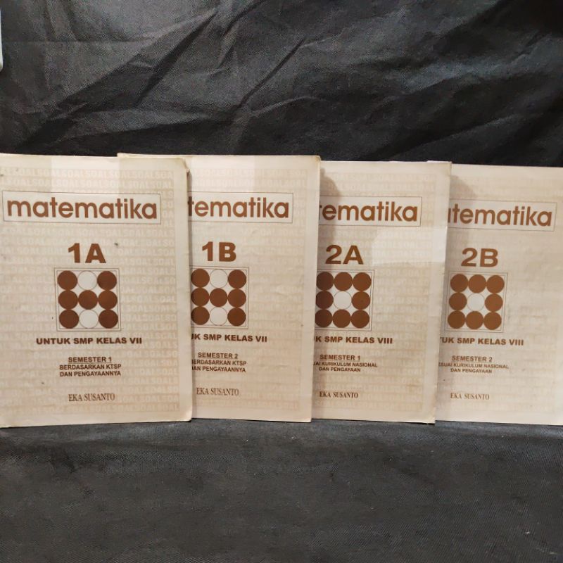 Buku Matematika kelas 7,8,9, VII, VIII, IX, SMP, Semester 1 dan 2, Eka Susanto, KTSP.