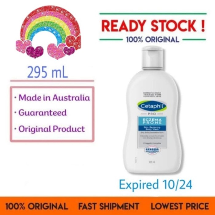 Cetaphil Pro Ezcema Prone Skin Restoring Body Wash 295Ml Australia