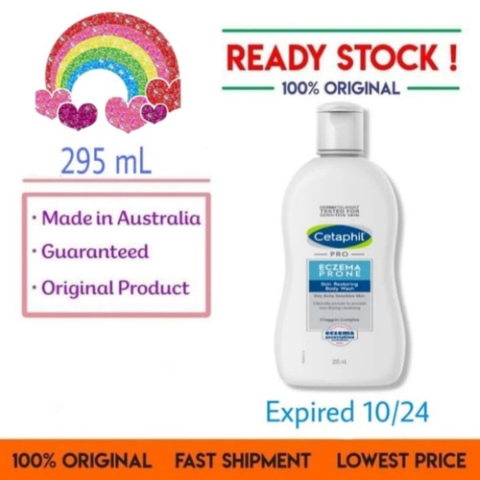 Cetaphil Pro Ezcema Prone Skin Restoring Body Wash 295Ml Australia