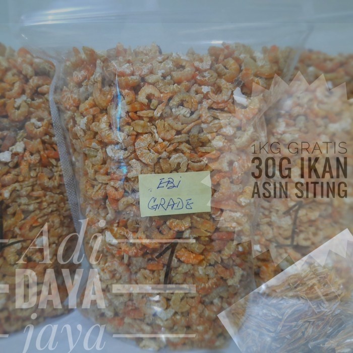 

Ebi Udang Kering Asli Sinaboi (Grade 1) 1Kg