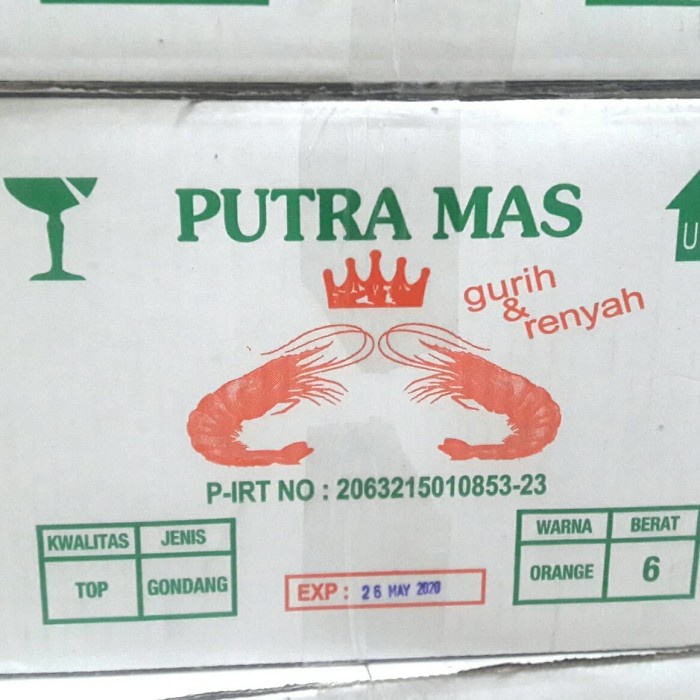 

Kerupuk Udang Putra Mas 6Kg Ukuran Besar/Gondang