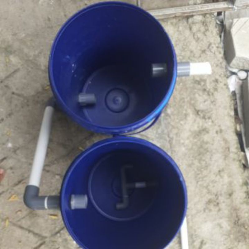 Ter Diy Bio Filter Kolam/Aquarium Ikan Koi Dari Ember Komplit