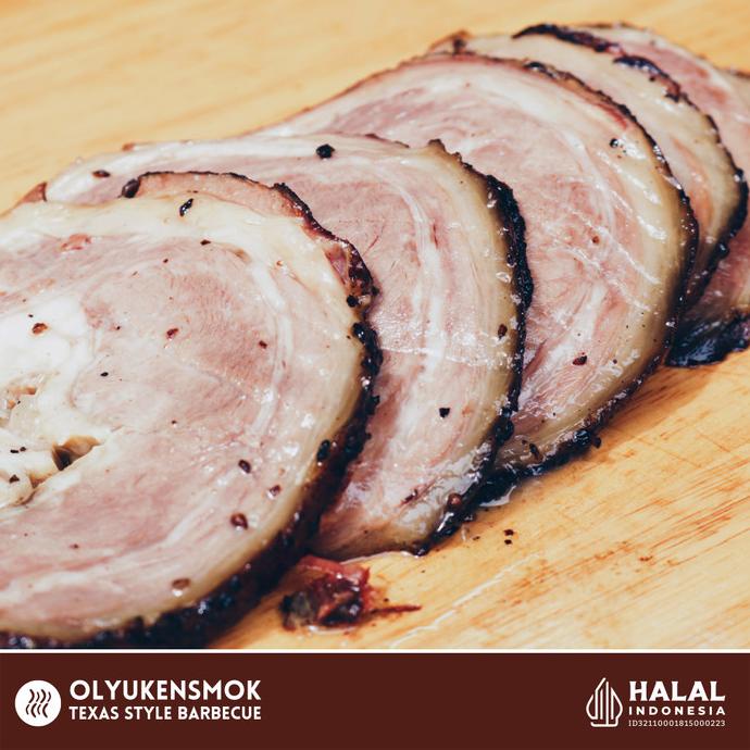 

Smoked Beef Belly - Daging Asap Beef Belly (Sliced/ 200 gr) SS