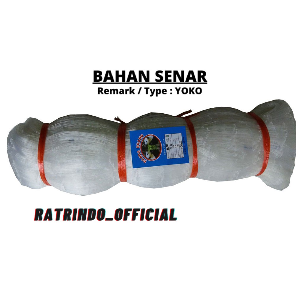 Jaring Ikan / Burung Senar 0.20 - 50X100 - Yoko