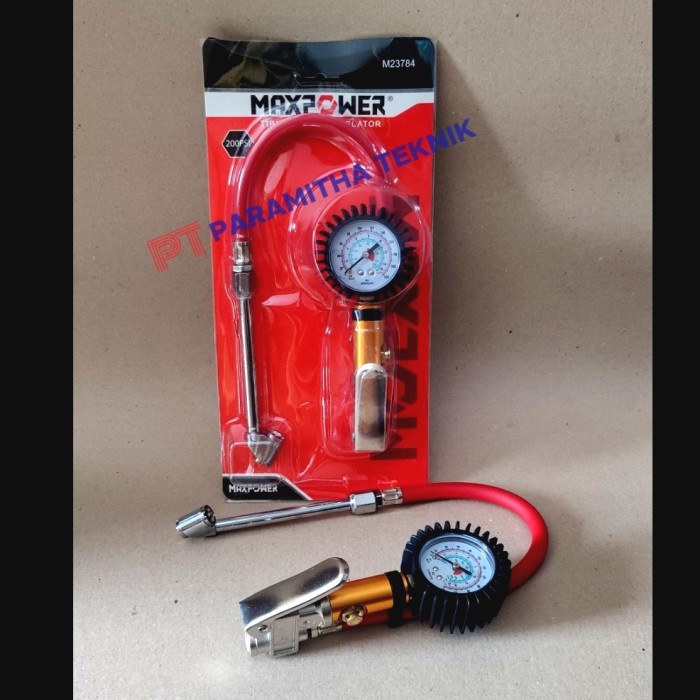 Promo Tire Gauge Ban Loader Truk / Tire Pressure Inflator 200 Psi Heavy Duty