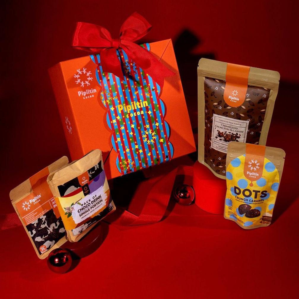 

LARIS Pipiltin Cocoa Dark Coklat - Chocolate Gift Joy Box Hampers MURAH