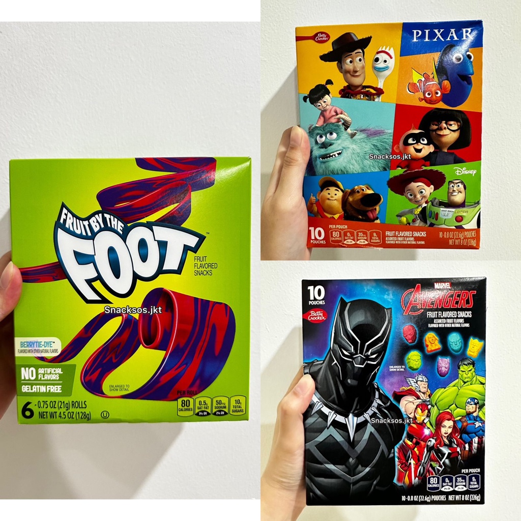 

Betty Croer Fruit By The Foot Candy / Fruit Candy Marvel Pixar- Berry Tie Dye