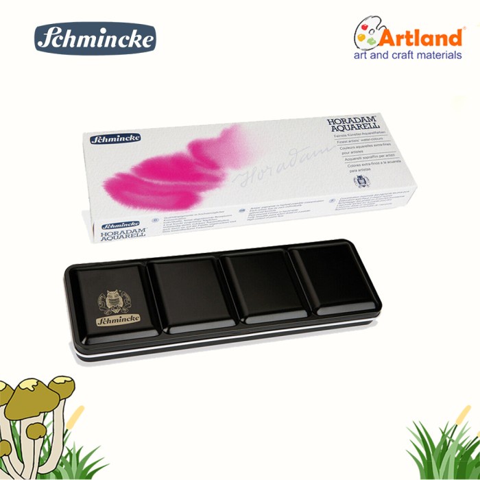 

Promo Schmincke Horadam Aquarell Metalbox Set 12 X 1/2 Pans Extraspace 74412