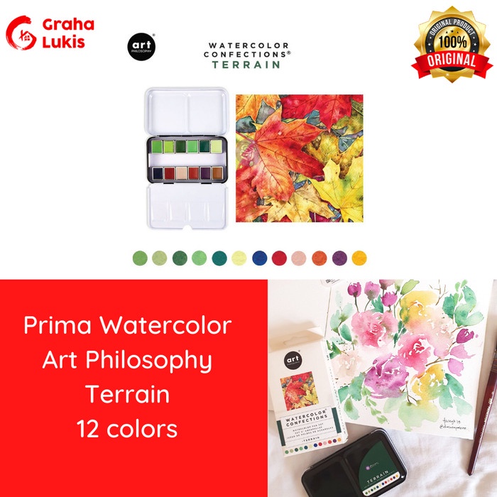 

Promo Prima Watercolor - Art Philosophy Watercolor Confections Terrain