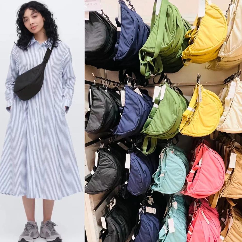 Ready stok READY STOCK half Moon Waist Bag Tas Selempang Bahu Mini READY STOCK half Moon Waist Bag T