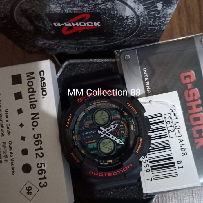 ✨New Ori Casio Gshock Ga-140-1A4 G-Shock Ga140-1A4 Diskon