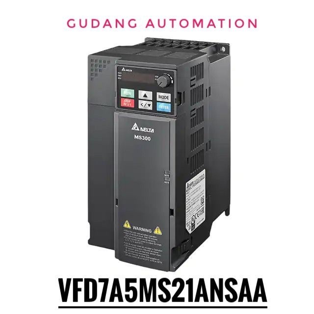 ✅Sale Vfd7A5Ms21Ansaa Inverter Delta Ms300 1.5Kw 220Volt 1Phase 2Hp Berkualitas
