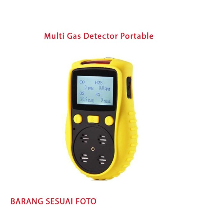 ✅Original Multi Gas Detector / Portable Gas Detector Co O2  Lel  H2S Terbaru
