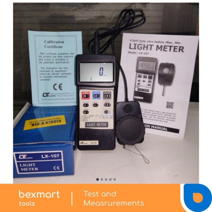 ✅Original Lutron Lx-107 Light Meter/Lx107/Lx 107 Terbatas