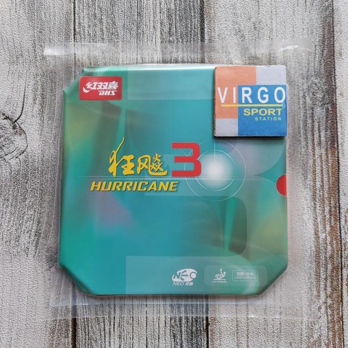 DHS Hurricane 3 Neo Commercial karet rubber bat bet pingpong