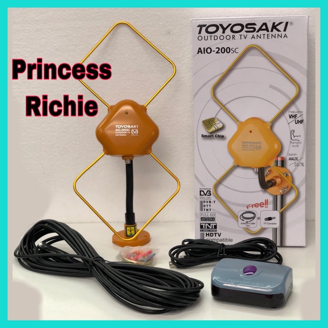Antenna Tv Toyosaki Aio 200 Booster Digital Full Hd