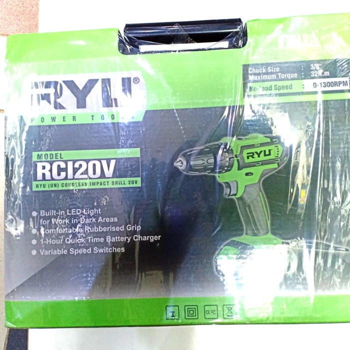 ✅New Mesin Bor Cas / Cordless Impact Drill 20V Tekiro Rio Terbaru