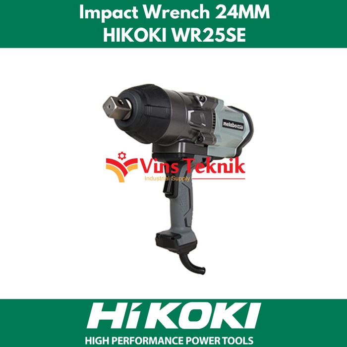 ✅Baru Wr 25Se Hikoki-Hitachi Wr25Se Impact Wrench 24Mm Mesin Pembuka Baut Terbaru