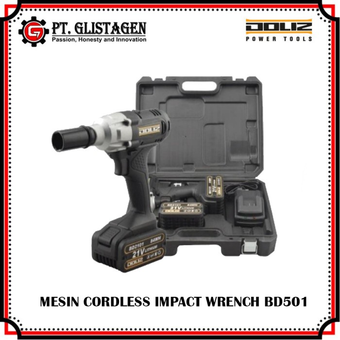 ✅Baru Impact Wrench Bor Cordless Doliz Bd501 Terbatas