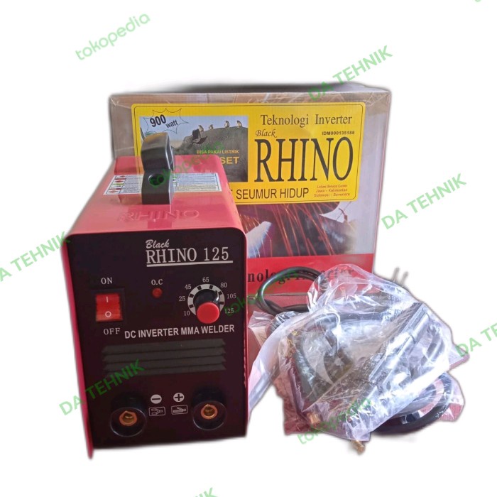 [Original] Mesin Las 125A Travo Las Inverter 900 Watt Rhino Berkualitas