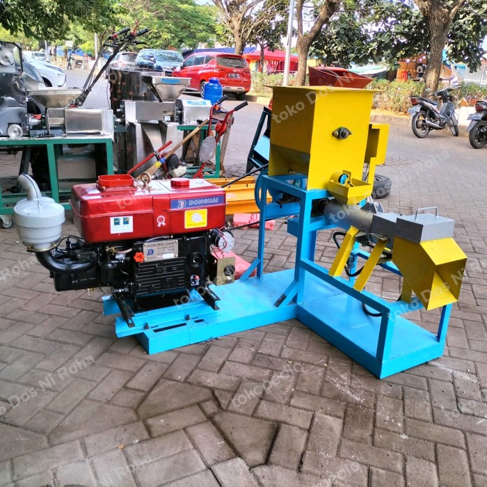 ✅Baru Mesin Extruder Cetak Pelet Apung Kapasitas 100-150 Kg/Jam Siap Pakai Berkualitas