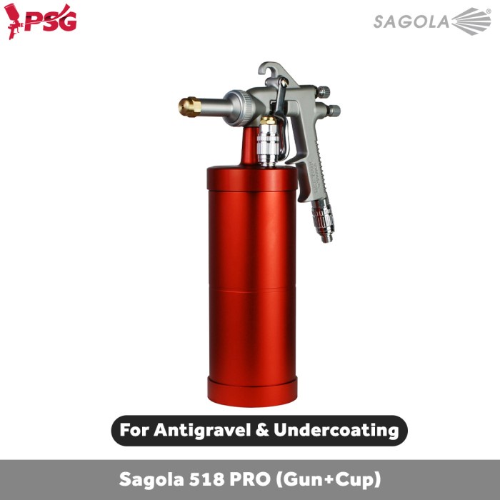 [Original] Sagola 518 Pro Antigravel Spraygun GunCup Diskon