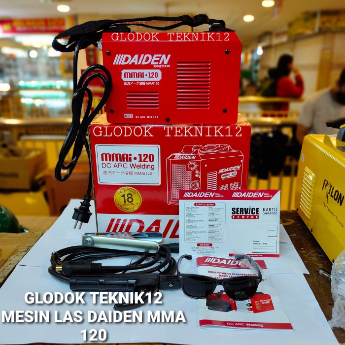 [Original] Mesin Las Daiden Mmai 120 / Trafo / Trafo Las Inverter Las Daiden 120A Limited