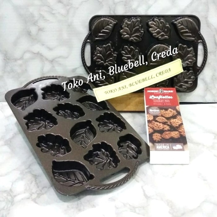 

[Baru] Nordic Ware Leaflettes Pan 2.5 Cups 12 Cavity Terbaru