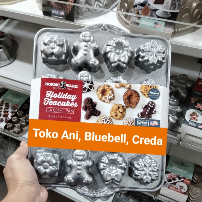 

[Baru] Nordic Holiday Tea Cakes Cakelet Pan Terbatas