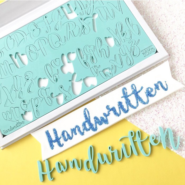 

[Baru] Handwritten Large Sweet Stamp Alphabet Stamp Cake Emboss Embosser Terbatas