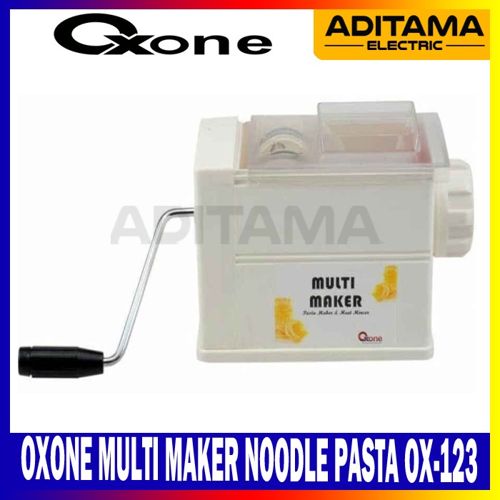 [Baru] Oxone Multi Maker Pasta Noodle Ox-123/ Alat Pembuat Pasta Oxone Ox123 Terbatas