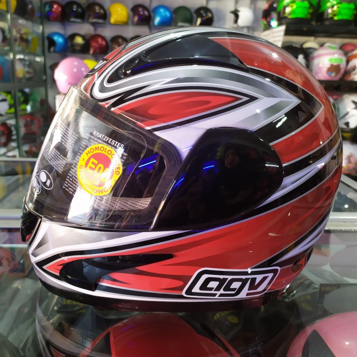 ✨Termurah Agv Helm Gp 1One Motif Red Best Seller Limited