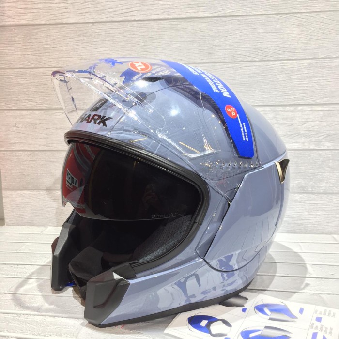 ✨Termurah Shark Citycruiser Blank Grey Gloss Helm Half Face Helm Shark Original Diskon