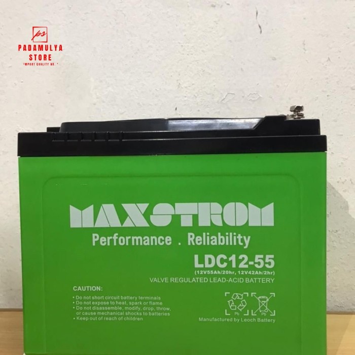 ✨Sale Aki Kering Motor Listrik Selis 6-Evf-45 12V 45Ah Maxstrom Vrla Ups Diskon