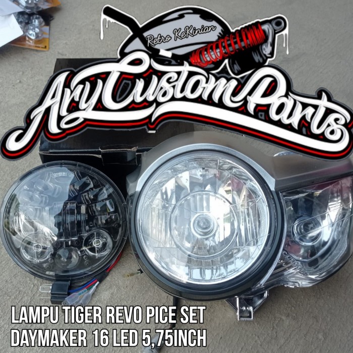 ✨Sale Lampu Tiger Revo Pice Pece Set Daymaker 16 Led Original Dot Sae Limited
