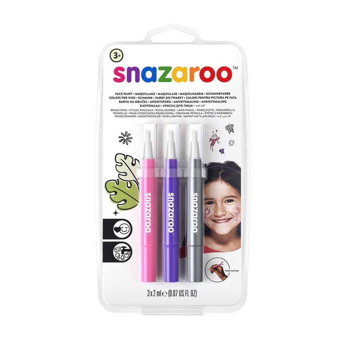 

Gaya Snazaroo Face Paint Brush Pens Fantasy