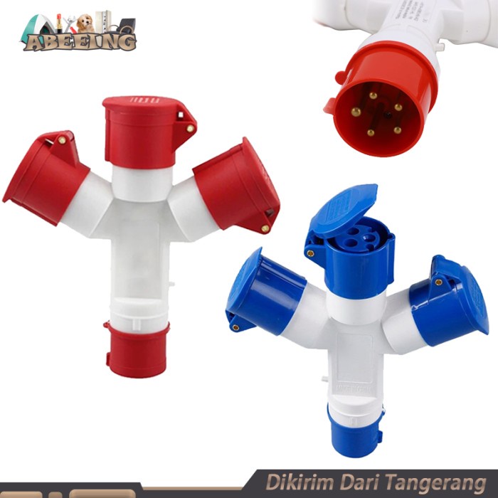 Industrial Plug Socket Fort Steker Industrial Socket Tee 3 Pin 16 A