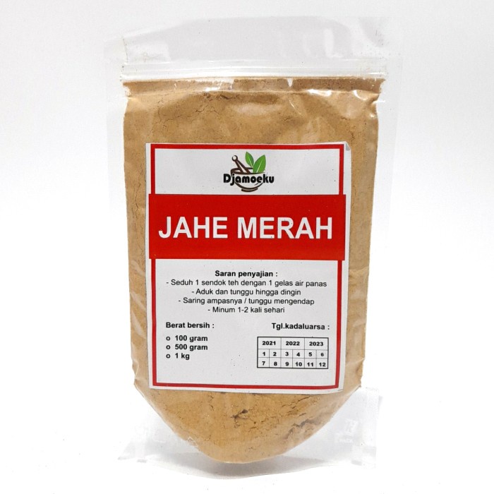 

>>>>>] Jahe Merah Bubuk 100 gram