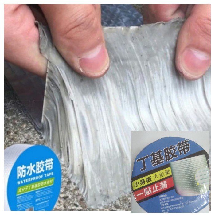 

Lakban Aluminium Foil Tape Tahan air & sinar matahari- 3mtr X 5cm