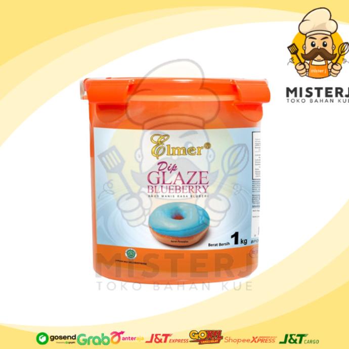 

siap kirim] Elmer Dip Glaze Blueberry NP 1 kg