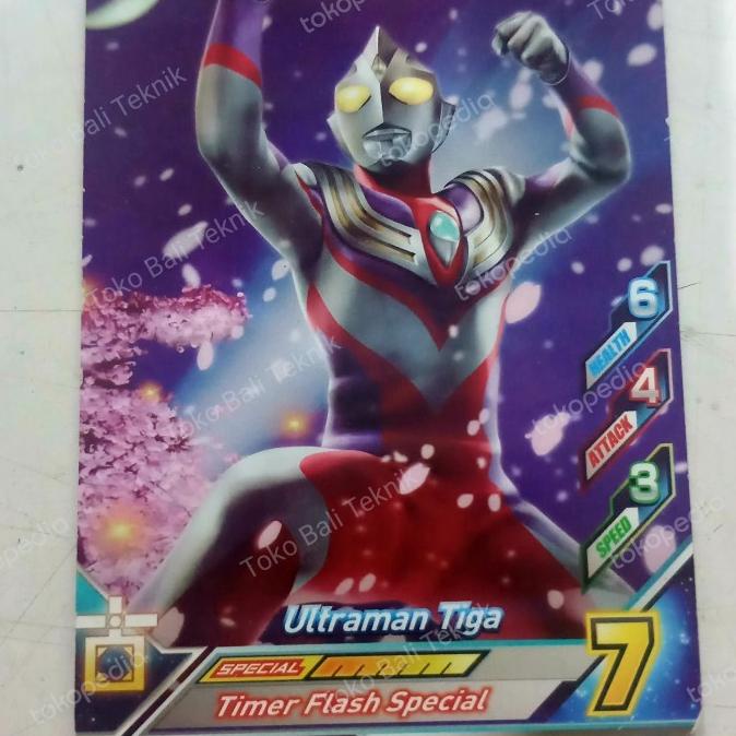 +++++] Kartu Ultraman Fusion Fight Ultraman Tiga