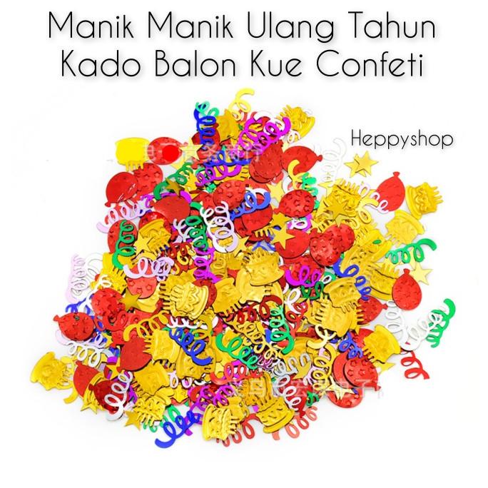 

:=:=:=:=] Manik Manik Ulang Tahun Kado Balon Kue Confeti